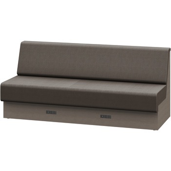 ノットワーク 収納付ソファ ローバック 直線タイプ コンセント付 W1800<配送時組立サービス付> イトーキ