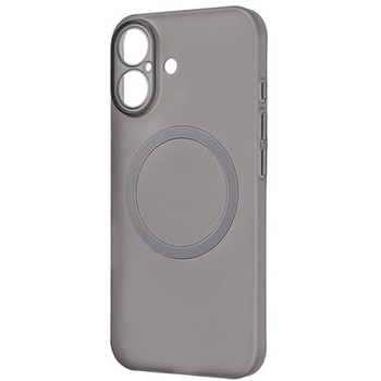 iPhone 17 ハードケース スリム0.6mm マグ充電対応/クリアブラック レイ・アウト