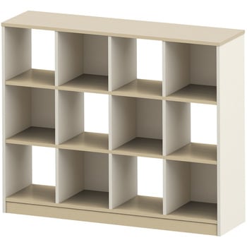ノットワーク オープンシェルフ 3×4タイプ バックパネル付<配送時組立サービス付> イトーキ