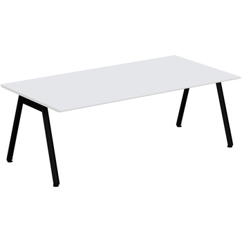 アフィーノ ミーティングテーブル 角型 アルミ塗装脚 W2100×D1100<配送時組立サービス付> - イトーキ