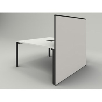 アクトリンク エンドロングパネル(パーソナル・グループテーブル用)フレームタイプ D1400用 机上H630 布地FR<配送時組立サービス付> イトーキ