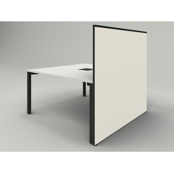 アクトリンク エンドロングパネル(パーソナル・グループテーブル用)フレームタイプ D1400用 机上H630 布地FR<配送時組立サービス付> イトーキ