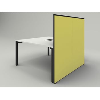 アクトリンク エンドロングパネル(パーソナル・グループテーブル用)フレームタイプ D1400用 机上H630 布地FR<配送時組立サービス付> イトーキ