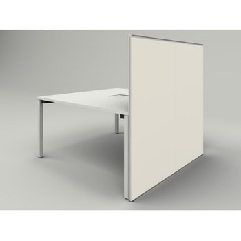 アクトリンク エンドロングパネル(パーソナル・グループテーブル用)フレームタイプ D1400用 机上H630 布地FR<配送時組立サービス付> イトーキ