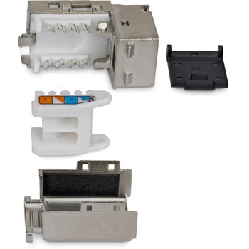 RJ45キーストーンジャック/CAT6A対応/10個セット/STPシールド/工具不要/LAN配線用 RJ45モジュラージャック StarTech.com