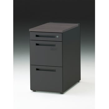 CZRデスク 脇机D700用 A4・2段+ペントレイ引出し ダイヤル錠<配送時組立サービス付> イトーキ
