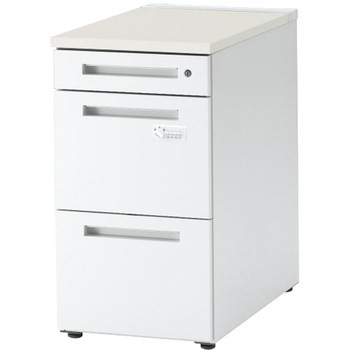 CZRデスク 脇机D700用 A4・2段+ペントレイ引出し ゼロリセットダイヤル錠<配送時組立サービス付> イトーキ
