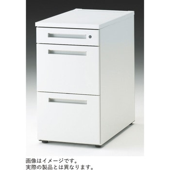 CZRデスク 脇机D700用 A4・2段+ペントレイ引出し ロングレールタイプ ダイヤル錠<配送時組立サービス付> イトーキ