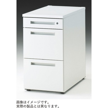 CZRデスク 脇机D800用 A4・2段+ペントレイ引出し ロングレールタイプ ゼロリセットダイヤル錠<配送時組立サービス付> イトーキ