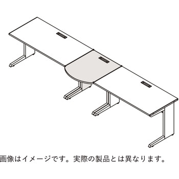 CZRデスク TypeS サイドテーブル ショートタイプ D600用<配送時組立サービス付> イトーキ