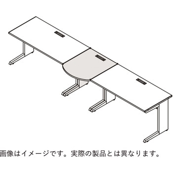 CZRデスク TypeS サイドテーブル ショートタイプ D600用<配送時組立サービス付> イトーキ