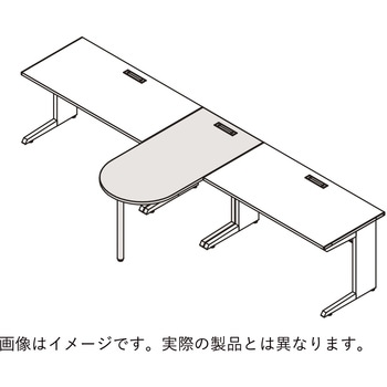 CZRデスク TypeS サイドテーブル ロングタイプ D700用<配送時組立サービス付> イトーキ