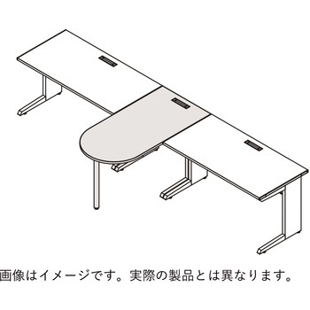 CZRデスク TypeS サイドテーブル ロングタイプ D700用<配送時組立サービス付> イトーキ