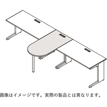 CZRデスク TypeS サイドテーブル ロングタイプ D700用<配送時組立サービス付> イトーキ