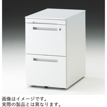 CZRワゴン A4・2段+ペントレイ引出し ロング キャスターロック付<配送時組立サービス付> イトーキ