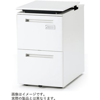 CZRレベルアップワゴン A4・2段 ゼロリセットダイヤル錠<配送時組立サービス付> イトーキ