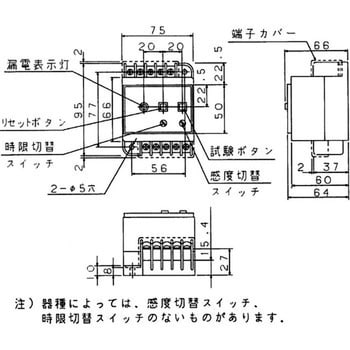 SGB2 漏電リレー 1個 テンパール工業 【通販モノタロウ】