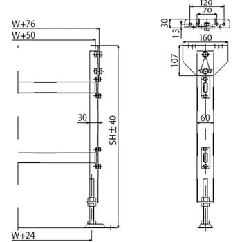 RAS-100-W600 コンベヤスタンド RAS 1台 メイキコウ 【通販サイト