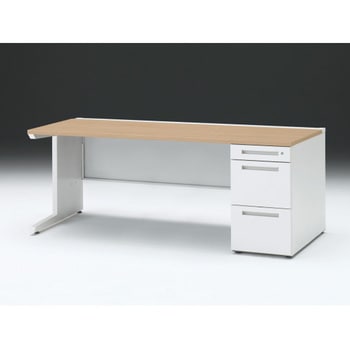 CZRデスク 片袖机 ロングレールタイプ センター引出しなし W1800×D800<配送時組立サービス付> イトーキ