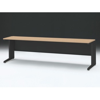 CZRデスク 平机 センター引出しなし L脚 W2400×D700<配送時組立サービス付> イトーキ