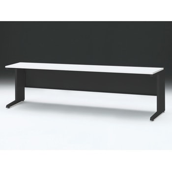 CZRデスク 平机 センター引出しなし L脚 W2400×D700<配送時組立サービス付> イトーキ