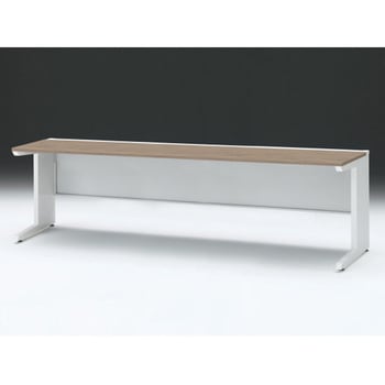 CZRデスク 平机 センター引出しなし L脚 W2400×D700<配送時組立サービス付> イトーキ