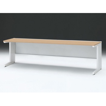 CZRデスク 平机 センター引出しなし L脚 W2400×D700<配送時組立サービス付> イトーキ