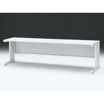 CZRデスク 平机 センター引出しなし L脚 W2400×D700<配送時組立サービス付> イトーキ