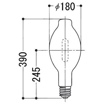 HF1000X アイ 水銀ランプ 1個 岩崎電気 【通販サイトMonotaRO】