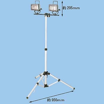 WLG-252 WLG-252 防雨タイプ スタンド付作業用ハロゲン投光器ダブル