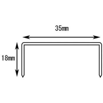 TB-18 ステープル(針) 1ケース(2000本×10箱) タチカワ 【通販サイト