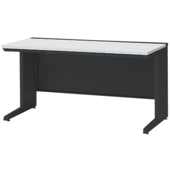 CZRデスク 対向配線用平机 センター引出し付 L脚 W1400×D700<配送時組立サービス付> イトーキ