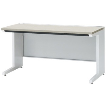 CZRデスク 対向配線用平机 センター引出し付 L脚 W1400×D700<配送時組立サービス付> イトーキ