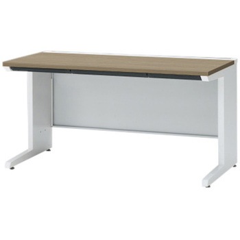 CZRデスク 対向配線用平机 センター引出し付 L脚 W1400×D700<配送時組立サービス付> イトーキ