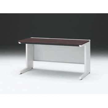 CZRデスク 対向配線用平机 センター引出し付 L脚 W1400×D700<配送時組立サービス付> イトーキ