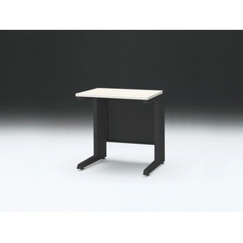 CZRデスク 対向配線用平机 センター引出しなし L脚 W700×D600<配送時組立サービス付> - イトーキ