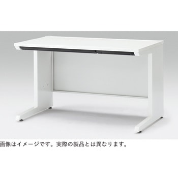 CZRデスク 対向配線用平机 センター引出しなし L脚 W1800×D600<配送時組立サービス付> イトーキ