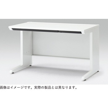 CZRデスク 対向配線用平机 センター引出しなし L脚 W1800×D700<配送時組立サービス付> - イトーキ