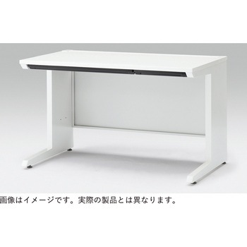 CZRデスク 対向配線用平机 センター引出しなし L脚 W1800×D700<配送時組立サービス付> - イトーキ