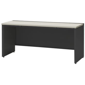 CZRデスク 対向配線用平机 センター引出し付 パネル脚 W1600×D600<配送時組立サービス付> イトーキ