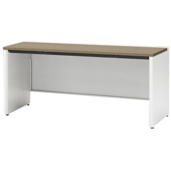 CZRデスク 対向配線用平机 センター引出し付 パネル脚 W1600×D600<配送時組立サービス付> イトーキ