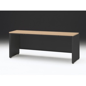 CZRデスク 対向配線用平机 センター引出し付 パネル脚 W1800×D600<配送時組立サービス付> イトーキ