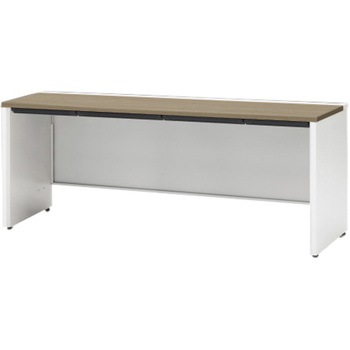 CZRデスク 対向配線用平机 センター引出し付 パネル脚 W1800×D600<配送時組立サービス付> イトーキ