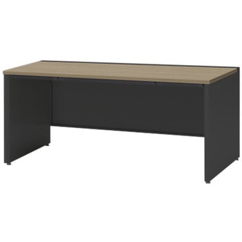 CZRデスク 対向配線用平机 センター引出し付 パネル脚 W1600×D800<配送時組立サービス付> - イトーキ