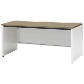 CZRデスク 対向配線用平机 センター引出し付 パネル脚 W1600×D800<配送時組立サービス付> - イトーキ