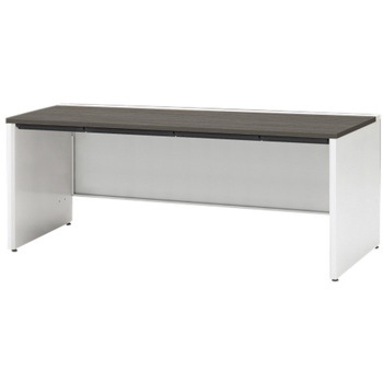 CZRデスク 対向配線用平机 センター引出し付 パネル脚 W1800×D800<配送時組立サービス付> イトーキ