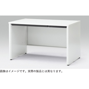 CZRデスク 対向配線用平机 センター引出しなし パネル脚 W1400×D600<配送時組立サービス付> イトーキ