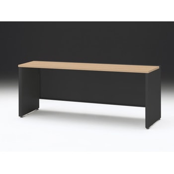 CZRデスク 対向配線用平机 センター引出しなし パネル脚 W1800×D600<配送時組立サービス付> イトーキ