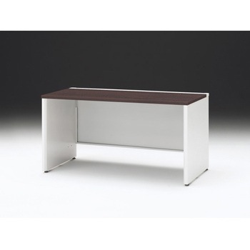 CZRデスク 対向配線用平机 センター引出しなし パネル脚 W1400×D700<配送時組立サービス付> イトーキ