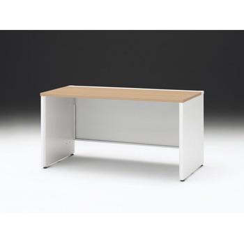 CZRデスク 対向配線用平机 センター引出しなし パネル脚 W1400×D700<配送時組立サービス付> イトーキ